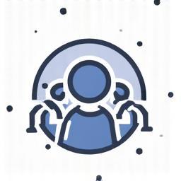 Icon representing media relations